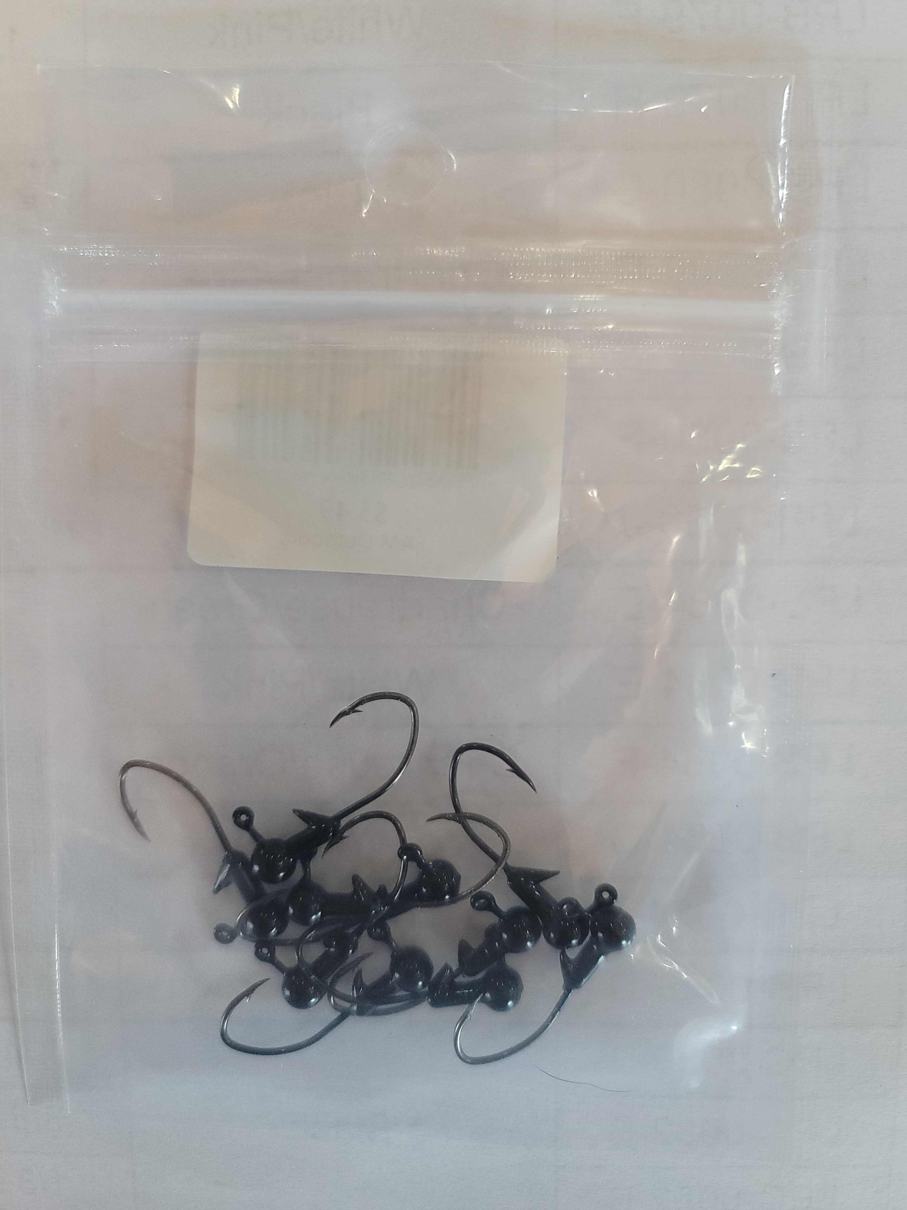 Jig Per Pesca Acqua Dolce 100 Pezzi Esche Da Pesca Jig 1/32 Oz - Testa Rotonda, Amo Falce Rosso, Per Crappie E Bass Maschere Pesca Crappie - Foto 11