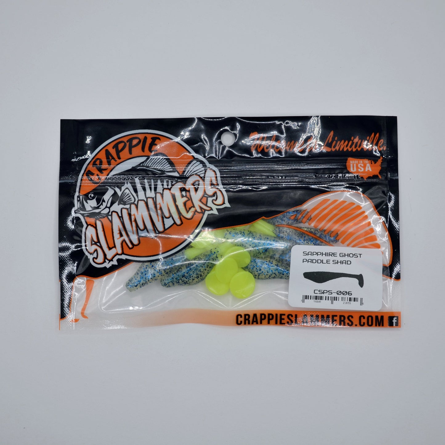 Paddle Shad - Sapphire Ghost