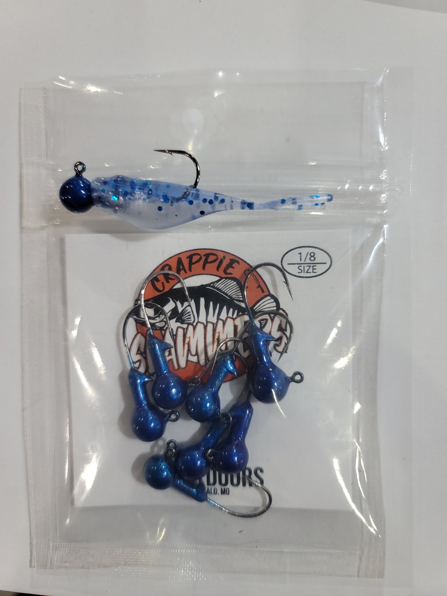 1/8oz Aberdeen Jig Heads - Candy Blue