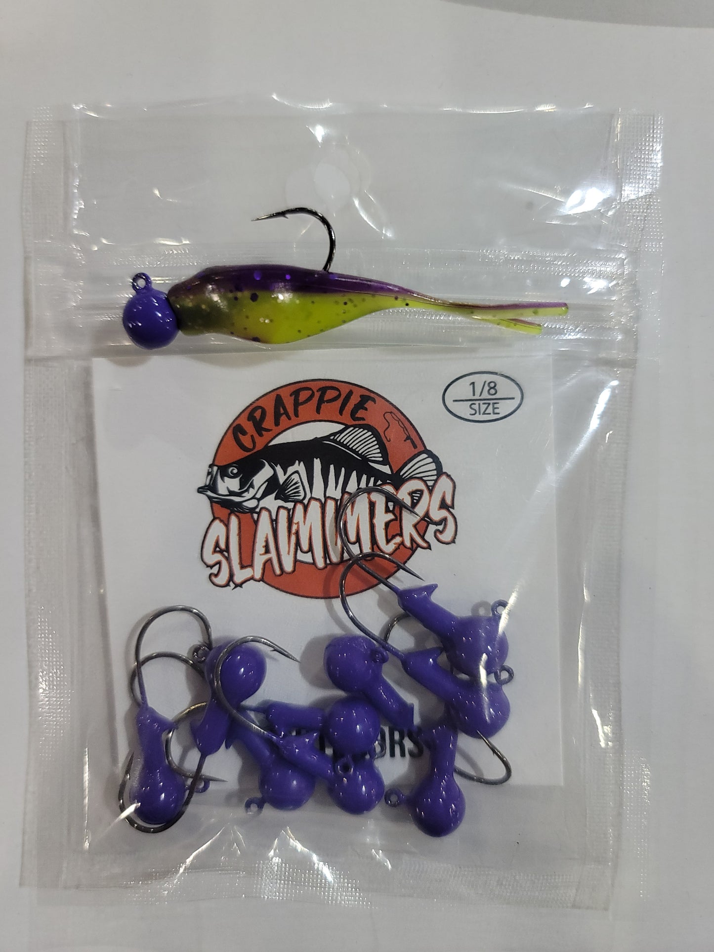 1/8oz Aberdeen Jig Heads - Dino Purple