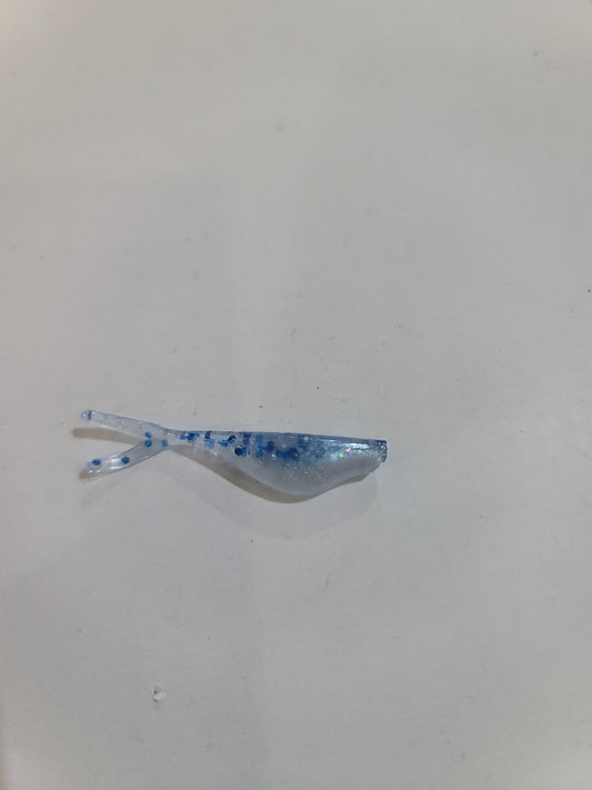 Mini Split Tail Shad - Toothpaste Pearl