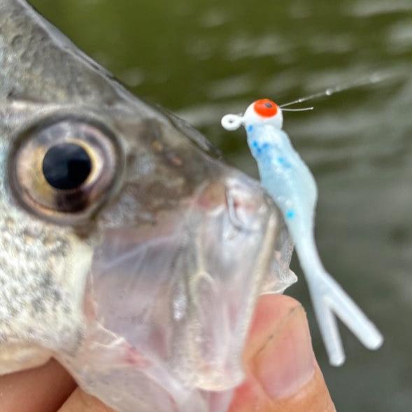 Mini Split Tail Shad - Toothpaste Pearl