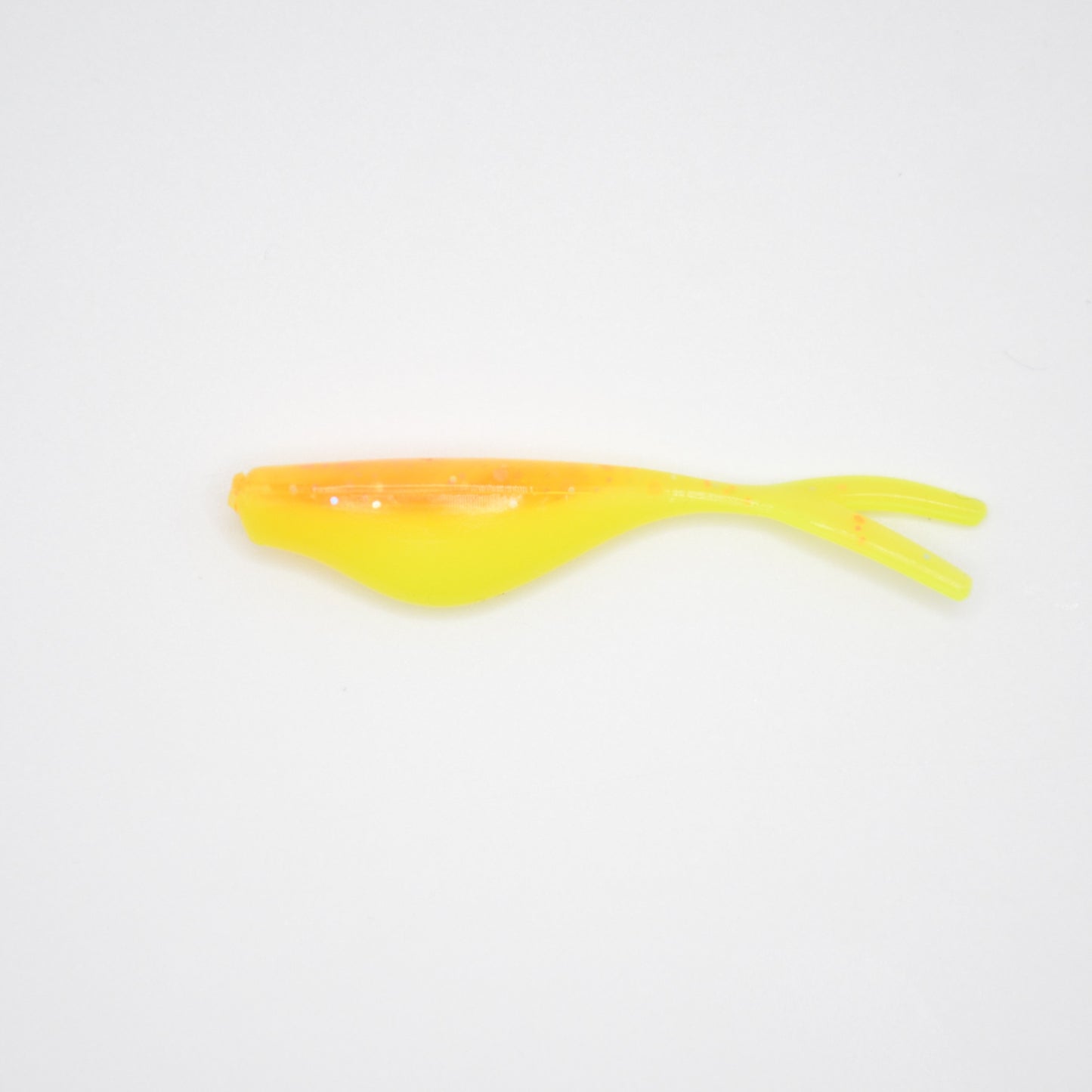 Split Tail Shad - Orange Glow Chartreuse