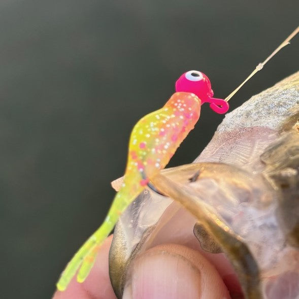 Mini Split Tail Shad - Pink Lemonade