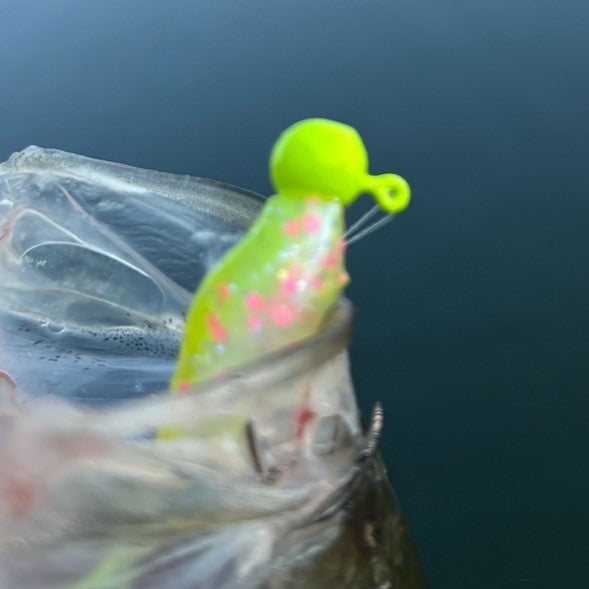 Mini Split Tail Shad - Pink Lemonade